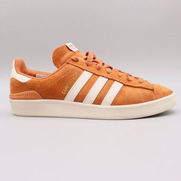 adidas Other - Adidas Campus ADV Mens Size 7.5 US Orange White Suede Retro Casual Shoes EE6145